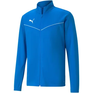 Bluza męska Puma teamRISE Training Poly Jacket niebieska - Piłka nożna - miniaturka - grafika 1