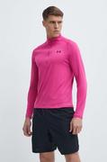Bluzy męskie - Under Armour bluza treningowa Tech 2.0 kolor różowy melanżowa - miniaturka - grafika 1