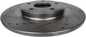Tarcze hamulcowe - Tylna WIERCONA nacinana tarcza hamulcowa 328mm Fiat Freemont 2012- - miniaturka - grafika 1