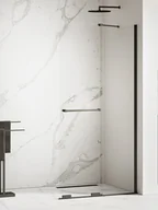 Kabiny prysznicowe - Kabina prysznicowa New Trendy Smart 110x200 walk-in uniwersalna czarna EXK-6677 - miniaturka - grafika 1