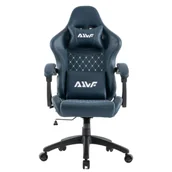 Fotele gamingowe - Fotel dla gracza gamingowy ergonomiczny krzesło Cyan - miniaturka - grafika 1