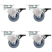 Kółka i bloczki - VidaXL 8 podwójnych kółek skrętnych, 50 mm 277926         VidaXL - miniaturka - grafika 1