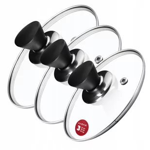 Zestaw pokryw żaroodpornych Taranto 16,18,20 cm - Pokrywki Zestaw pokryw żaroodpornych Taranto 16,18,20 cm - Pokrywki - miniaturka - grafika 1