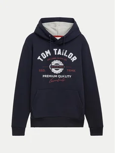 Tom Tailor Bluza 1043292 Granatowy Regular Fit - Bluzy męskie - miniaturka - grafika 1