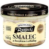 Pasty warzywne - Spichlerz Rusiecki smalec z boczkiem i cebulką 160 g - miniaturka - grafika 1