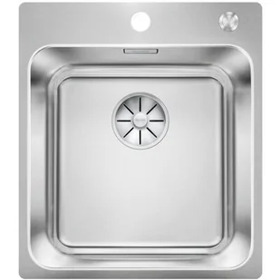 Blanco SOLIS 400-IF/A Stal szczotkowana korek auto. InFino PushControl 526119 526119 - Zlewozmywaki - miniaturka - grafika 1