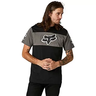 Koszulki męskie - Fox Racing Racing Męski T-shirt Mirer Short Sleeve Crew Tee T-Shirt, czarny, mały 28320_001_S - grafika 1