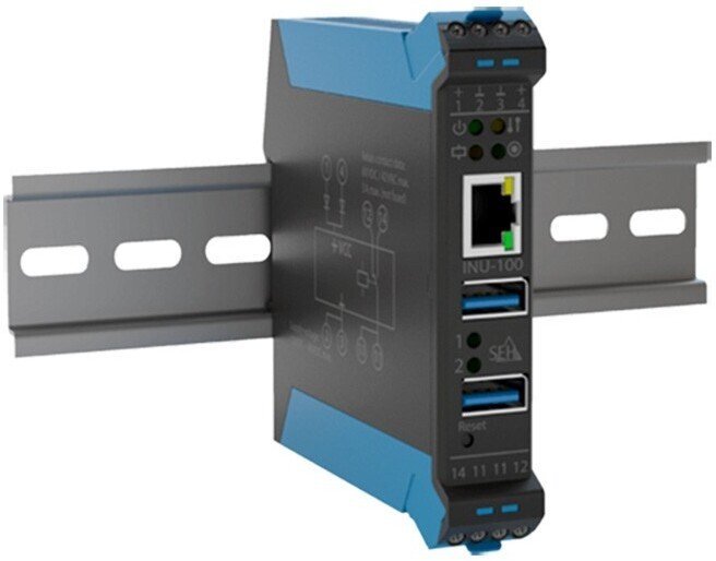 SEH INU-100 USB-DEVICE Server 2xUSB3.0,10/100/1000Base-T,microSD