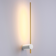 Lampy ścienne - Ścienna lampa spider Wand 646601125 Elkim LED 6W 3000K belka złota biała - miniaturka - grafika 1