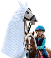 Maskotki i pluszaki - Ubranko dla Konika Hobby Horse Kocyk Peleryna Nauszniki Na Zawody Pokazy - miniaturka - grafika 1