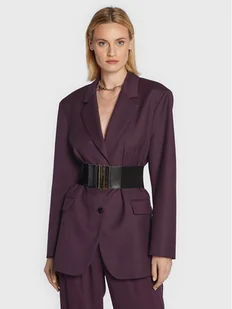 Patrizia Pepe Marynarka 8S0442/A106-M424 Fioletowy Oversize - Marynarki i żakiety damskie - miniaturka - grafika 1