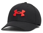 Czapki damskie - Czapka sportowa Under Armour BLITZING CAP Czarna/Czerwona M/L - miniaturka - grafika 1