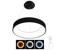 Lampy sufitowe - Brilagi - Ściemnialny żyrandol LED na lince LED/40W/230V 3000-6500K czarny + pilot - miniaturka - grafika 1