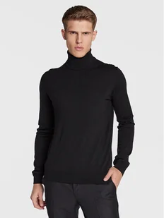 Boss Golf San Thomas-M 50474174 Czarny Slim Fit - Swetry męskie - miniaturka - grafika 1