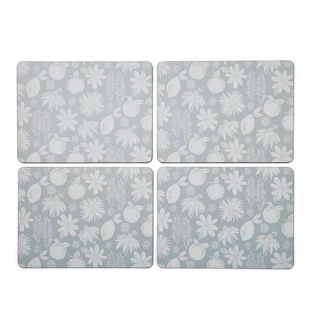 Korkowo-papierowe maty stołowe 4 szt. 21.5x29 cm Homestead – Cooksmart ® - Obrusy i serwetki - miniaturka - grafika 1
