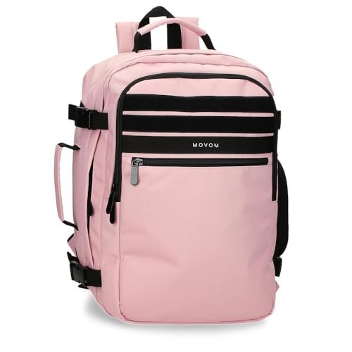 Movom Foster Plecak Kabinowy na Laptopa 15,6 cala Różowy 28 x 40 x 20 cm Poliester, Różowy kolor, Talla única, Plecak kabinowy na laptopa