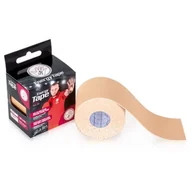 Apteczki i materiały opatrunkowe - Taśma kinezjologiczna nylonowa Energy Premium beżowa 5cmx5m - >>>  <<< - miniaturka - grafika 1