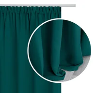 Zasłony - Zasłona 140 x 270 Blackout Taśma Hold C.Turkus - miniaturka - grafika 1