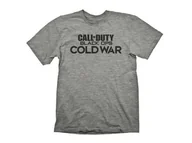 Gadżety dla graczy - GAYA ENTERTAINMENT GAYA ENTERTAINMENT T-Shirt Call of Duty Cold War "Logo" Szary melanż L Blister - miniaturka - grafika 1