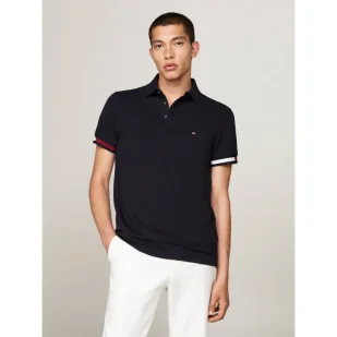 Tommy Hilfiger Polo flag | Slim Fit - Koszule męskie - miniaturka - grafika 1