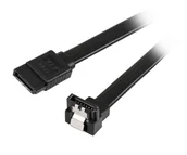 Kable komputerowe i do monitorów - Silver Monkey Kabel SATA III, kątowy, 0,3m czarny - miniaturka - grafika 1