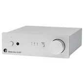 Wzmacniacze - Pro-Ject Stereo Box S3 BT – Wzmacniacz zintegrowany stereo z odbiornikiem Bluetooth 5.0 Srebrny - miniaturka - grafika 1