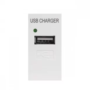 Maclean Gniazdo USB z ładowarką pasuje do szklanych ramek MCE727W Białe - Żarówki LED - miniaturka - grafika 1