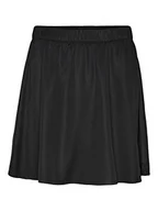 Spódnice - VERO MODA Damska spódnica Vmharper Hr Skater, czarny, XS - miniaturka - grafika 1