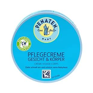 PENATEN Krem pielęgnacyjny dla niemowląt do twarzy i ciała, krem nawilżający dla niemowląt, zapewnia przyjemne uczucie miękkiej skóry (1 x 100 ml) - Balsamy i kremy do ciała - miniaturka - grafika 1