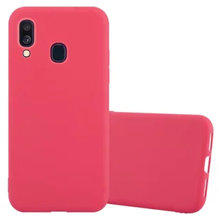 Pokrowiec Do Samsung Galaxy A40 Etui w CANDY CZERWONY TPU Silikon Obudowa Case Cover Ochronny Plecki Cadorabo - Etui i futerały do telefonów - miniaturka - grafika 1