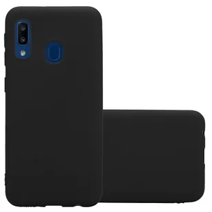 Pokrowiec Do Samsung Galaxy A10e / A20e Etui w CANDY CZARNY TPU Silikon Obudowa Case Cover Ochronny Plecki Cadorabo - Etui i futerały do telefonów - miniaturka - grafika 1