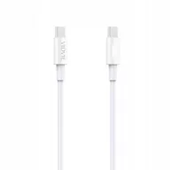 Kable USB - Kabel Vidvie Cb4013 Type C/Type C Pd 100W 1M (Biały) - miniaturka - grafika 1