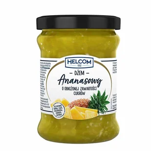 HELCOM Dżem ananasowy o obniżonej zawartości cukrów 320g - Dżem - miniaturka - grafika 1