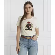 Koszulki i topy damskie - LAUREN RALPH LAUREN T-shirt KATLIN | Regular Fit - miniaturka - grafika 1