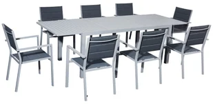 Meble stołowe z aluminium, ogrodowe, Diverso, szary - Meble ogrodowe - miniaturka - grafika 1