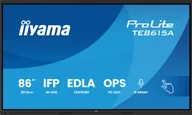 Monitory reklamowe i wyświetlacze - iiyama TE8615A-B1AG signage display Płaski panel Digital Signage 2,18 m (86") Wi-Fi 550 cd/m² 4K Ultra HD Czarny  - miniaturka - grafika 1