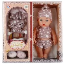 Lalka Bobas 30cm  z akcesoriami MEGA CREATIVE 524446 - Lalki dla dziewczynek - miniaturka - grafika 1
