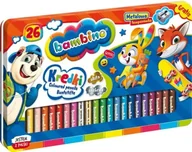 Przybory szkolne - Kredki w oprawie drewnianej 26 kolorów BAMBINO - ST-MAJEWSKI - miniaturka - grafika 1