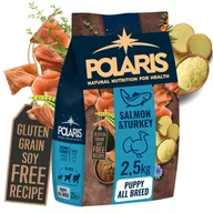 Sucha karma dla psów - Odżywcza karma sucha z łososiem i indykiem dla szczeniąt wszystkich ras Polaris 2,5 kg - miniaturka - grafika 1