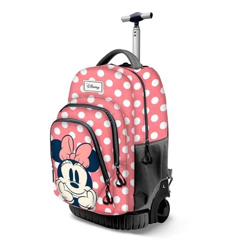 Myszka Minnie Closer -Plecak na Kółkach GTS FAN, Różowy, 32 x 47 cm, Pojemność 39 L