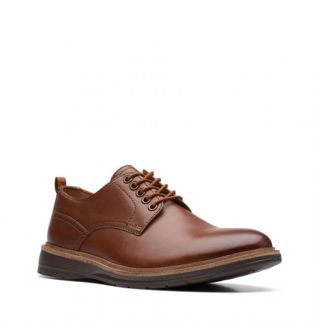 Clarks Chantry Walk [Dark Tan Leather] - Rozmiar 45