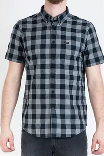 Lee Button Down Ss Męska Koszula Materiałowa W Kratę Black L886Gb01-M - Koszule męskie - miniaturka - grafika 1