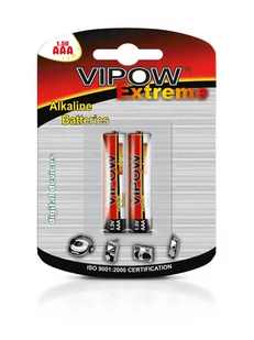 Vipow Baterie alkaliczne EXTREME LR03 2szt./bl. LEC-BAT0090B - Baterie i akcesoria - miniaturka - grafika 3