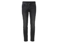 Spodnie męskie - LIVERGY® Jeansy męskie z bawełną, slim fit (Szary, 46 (30/32)) - miniaturka - grafika 1