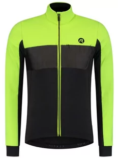Męska Kurtka Rowerowa Rogelli Attq  | Fluor Yellow/Black - Rozmiar Xxl - Kurtki męskie - miniaturka - grafika 1
