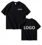 Koszulki męskie - KOSZULKA Z NADRUKIEM MĘSKA ŚMIESZNA T-SHIRT DWUSTRONNY NADRUK TWOJE LOGO - miniaturka - grafika 1