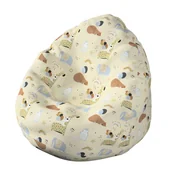 Pufy i podnóżki - Worek Do Siedzenia Bowli, Beżowy, Ø60 × 105 Cm, Magic Collection - miniaturka - grafika 1