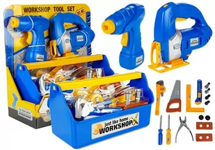 Import LEANToys Zestaw Narzędzi Skrzynka Dla Majsterkowicza - Mały majsterkowicz - miniaturka - grafika 1