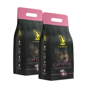 Cat Royale Baby Powder żwirek bentonitowy 2x5l - Żwirek dla kotów - miniaturka - grafika 1