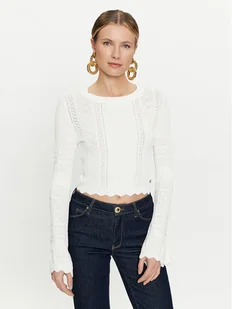 Guess Sweter Adaline W4GR08 Z2U00 Écru Regular Fit - Swetry damskie - miniaturka - grafika 1